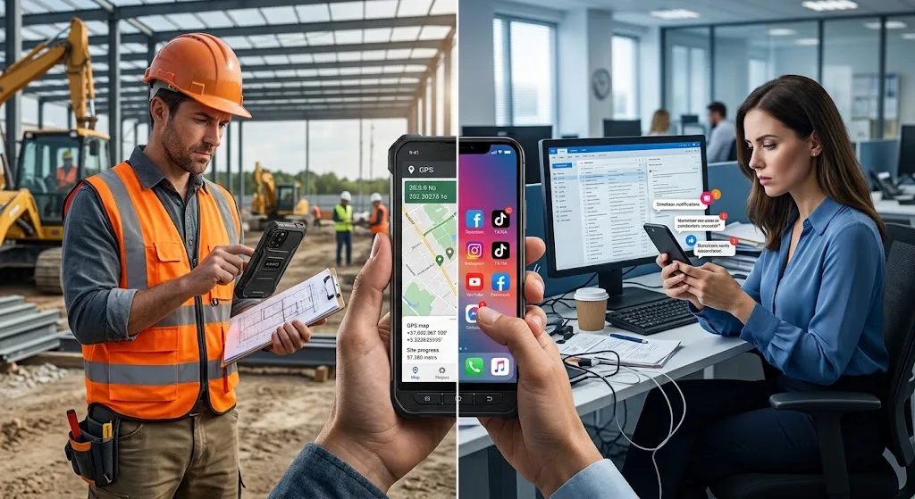 Smartfon w pracy